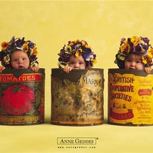 Схема вышивки «"букетики фиалок"»