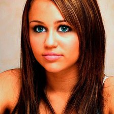 Схема вышивки «Майли Сайрус»