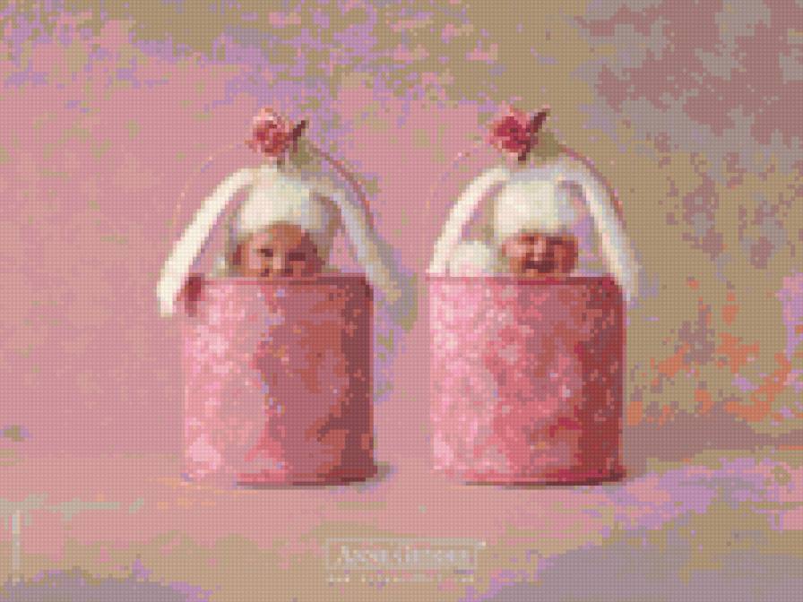 зайчата - анна гедес - предпросмотр