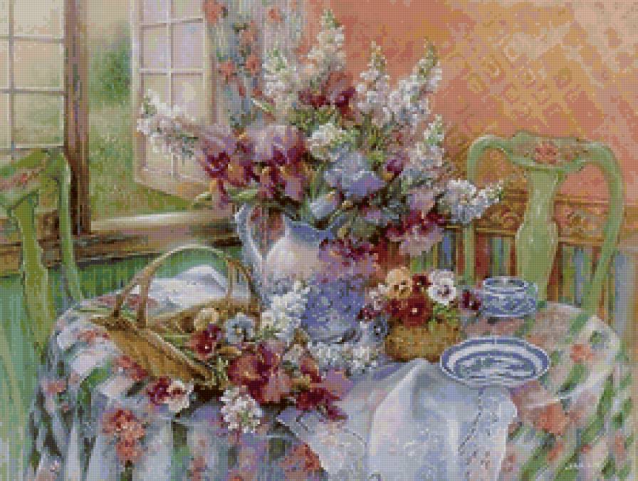 Натюрморт - натюрморт, цветы - предпросмотр