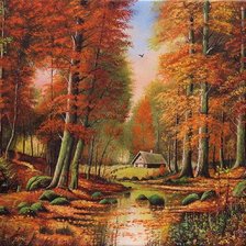 Схема вышивки «осень»