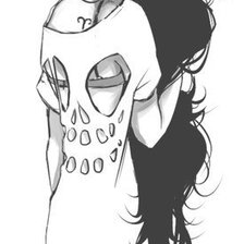 Схема вышивки «майка-черепок»