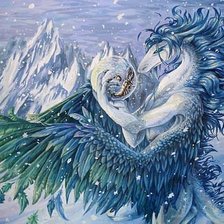 Схема вышивки «Пегас»