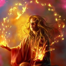 Схема вышивки «власть огня»