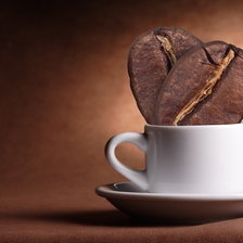 Схема вышивки «кружка с кофе»