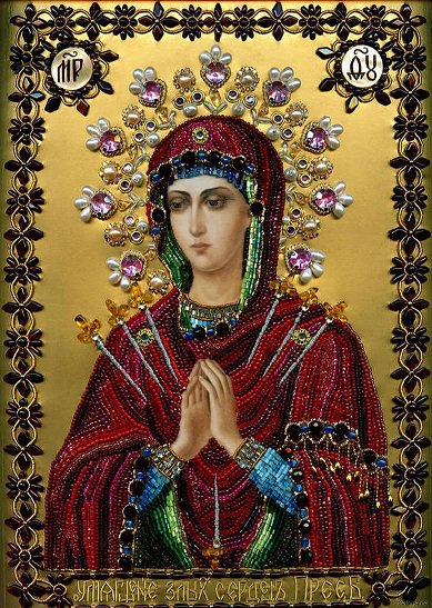 семи стрельная икона божейматери - оригинал