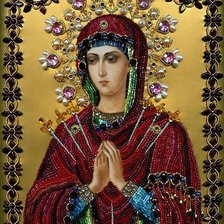 Схема вышивки «семи стрельная икона божейматери»