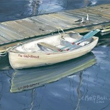 Схема вышивки «Лодка»