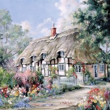 Схема вышивки «Домик»