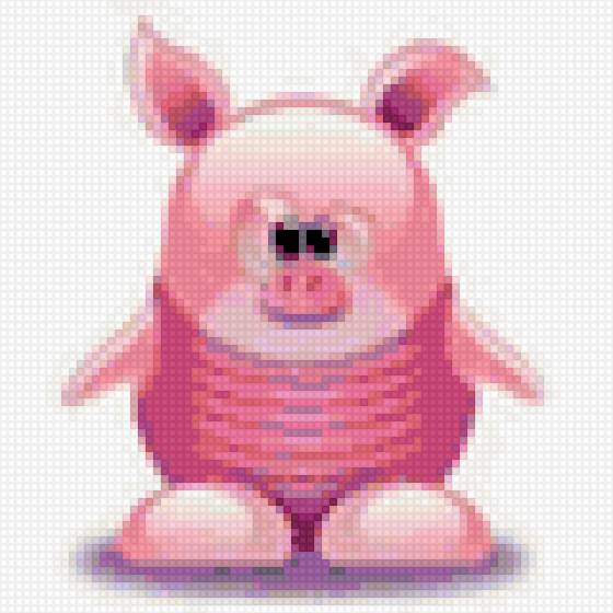 поросенок - мультяшки - предпросмотр