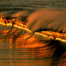 Схема вышивки «волна»