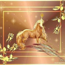 Схема вышивки «единорог»