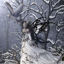 Схема вышивки «Королева сов»