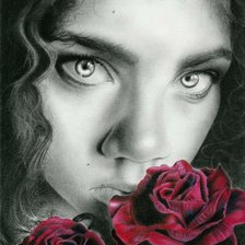 Схема вышивки «Черно-белое 6»