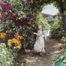 Ангелок в саду