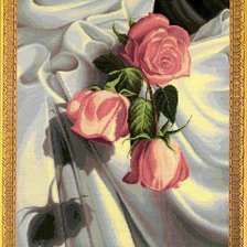 Схема вышивки «розы»