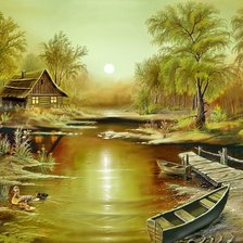 Схема вышивки «природа»