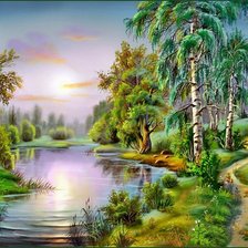 Схема вышивки «картина»