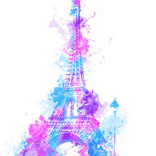 Схема вышивки «париж»