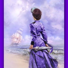 Схема вышивки «ожидание»