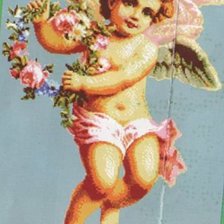 Схема вышивки «ангелочок»