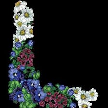 Схема вышивки «уголок»