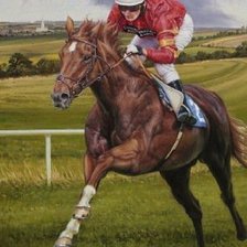 Схема вышивки «Жокей»