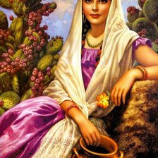 Схема вышивки «Художник Jesus Helguera»