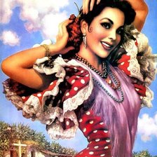 Схема вышивки «Художник Jesus Helguera»