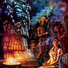 Схема вышивки «Художник Jesus Helguera»