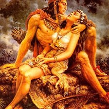 Схема вышивки «Художник Jesus Helguera»