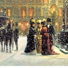 Схема вышивки «пейзаж»