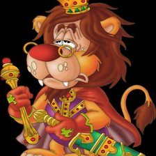 Схема вышивки «Лев»