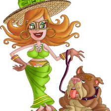 Схема вышивки «Дева»