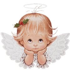 Схема вышивки «ангелок»