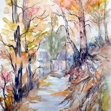 Схема вышивки «осень»