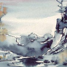 Схема вышивки «Ущелье»