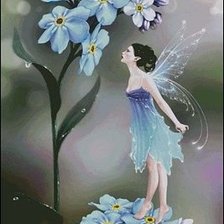 Схема вышивки «фея»