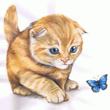 Схема вышивки «Серия "Кошки"»