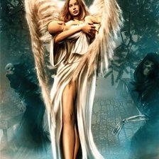 Схема вышивки «ангел хранитель»