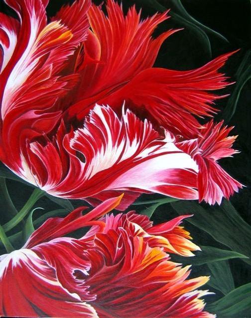 Серия "Букет" - цветы, маки, букет - оригинал