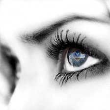 Схема вышивки «Глаза»