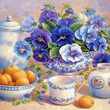 Схема вышивки «натюрморт»