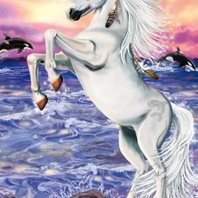 Схема вышивки «Конь»