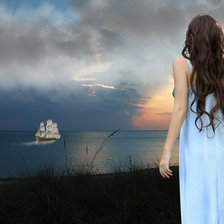 Схема вышивки «ожидание»