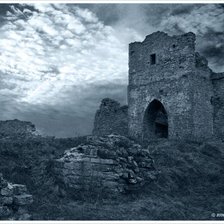 Схема вышивки «руины»