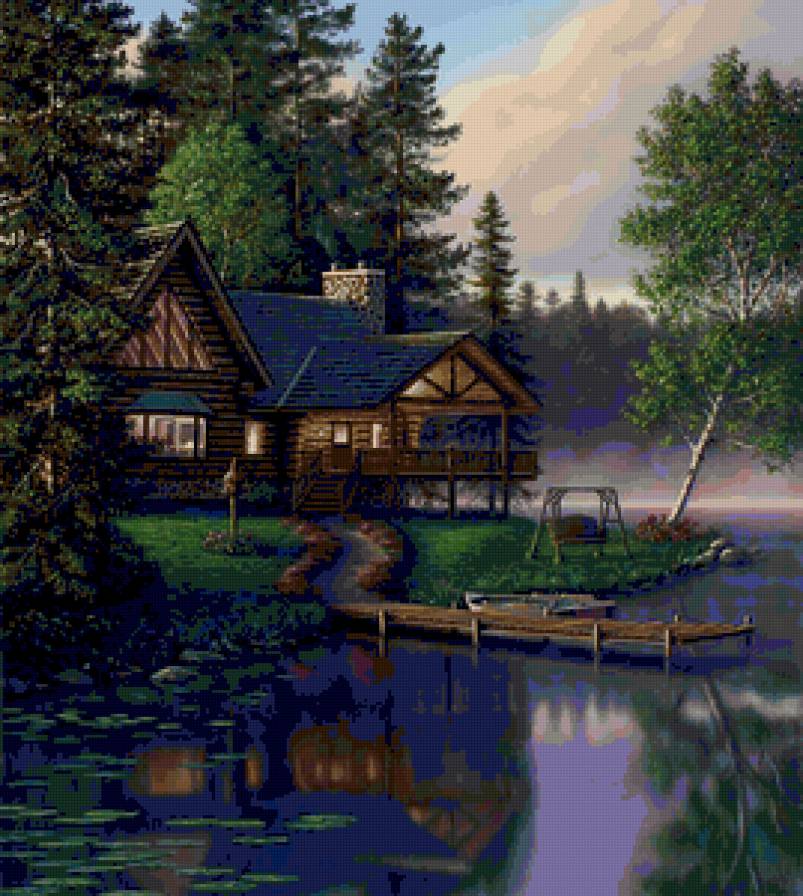 Kim Norlien - природа, цветы, дом, пейзаж - предпросмотр