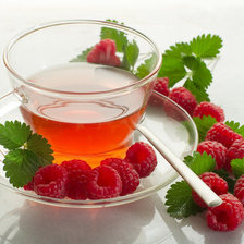 Схема вышивки «чай с малиной»