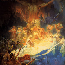 Схема вышивки «апофеоз А. Муха»