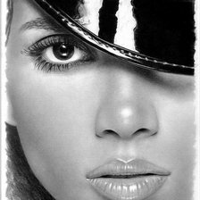 Схема вышивки «черно-белое»